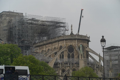 Cum arata acum Catedrala Notre Dame. Imagini de la locul dezastrului - GALERIE FOTO Cum arata acum Catedrala Notre Dame. Imagini de la locul dezastrului - GALERIE FOTO
