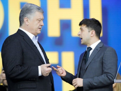 Alegeri in Ucraina: actorul de comedie Zelenski l-a invins zdrobitor pe Porosenko Alegeri in Ucraina: actorul de comedie Zelenski l-a invins zdrobitor pe Porosenko