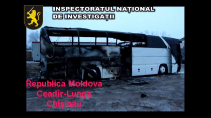 Au distrus si au incendiat autocarele concurentilor. Schema pusa la cale de administatorii unei firme de transport. Sapte persoane, retinute - VIDEO