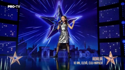 Adalia, fetita care a cantat cu Jessie J, la „Romanii au talent”. „Ai sanse sa fii superstar”