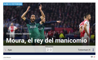 "REGE LA AZILUL DE NEBUNI". Reactii incredibile in presa internationala dupa nebunia de la Amsterdam! Ajax s-a prabusit in minutul 90+6, la hat trickul lui Moura