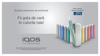 Fii gata de vara in culorile tale! Acum ai oferta speciala la IQOS Fii gata de vara in culorile tale! Acum ai oferta speciala la IQOS