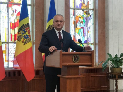 Igor Dodon, catre deputati: "Daca in aceste doua saptamani nu gasiti limba comuna, eu voi fi nevoit sa dizolv parlamentul. Numaratoarea inversa a inceput"