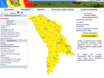Un nou cod galben emis de meteorologi: vom avea descarcari electrice, averse si vijelie - FOTO Un nou cod galben emis de meteorologi: vom avea descarcari electrice, averse si vijelie - FOTO