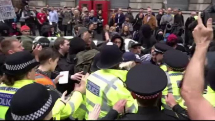 Ciocniri intre sustinatorii si criticii lui Trump, la Londra: „Carnaval al rezistentei”