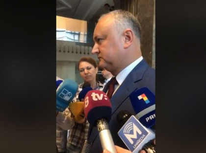 Igor Dodon: "Niciun fel de coalitie cu PD nu va fi"