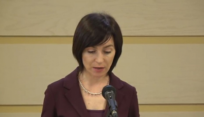 Maia Sandu a sustinut un briefing de presa - VIDEO Maia Sandu a sustinut un briefing de presa - VIDEO
