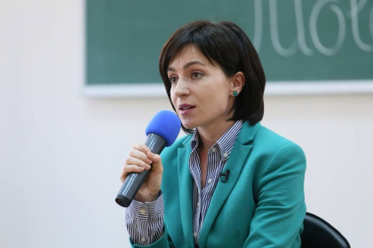 Maia Sandu: "Vreau sa multumesc Romaniei si domnului Presedinte Klaus Iohannis pentru sprijinul constant pe care Romania il acorda Republicii Moldova"