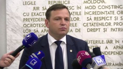 Andrei Nastase face declaratii de presa dupa ce a fost prezentat de Maia Sandu la ministerul Afacerilor Interne