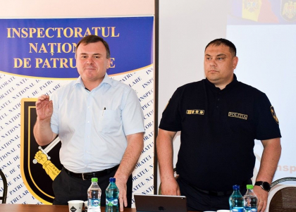 Comandantul Brigazii de patrulare a INP, restabilt in functie de catre noul sef al IGP, numit de Andrei Nastase, Gheorghe Balan - FOTO