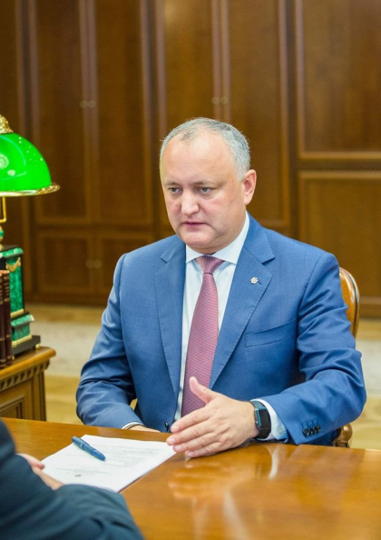Igor Dodon se va intalni la sfarsitul acestei saptamani cu Dmitrii Medvedev si cu Dmitrii Kozak, la Minsk