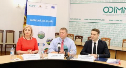 Circa 7 milioane de lei, oferiti antreprenorilor care raman sa munceasca in RM. Acestia vin din partea Ministerului Economiei si UE - FOTO