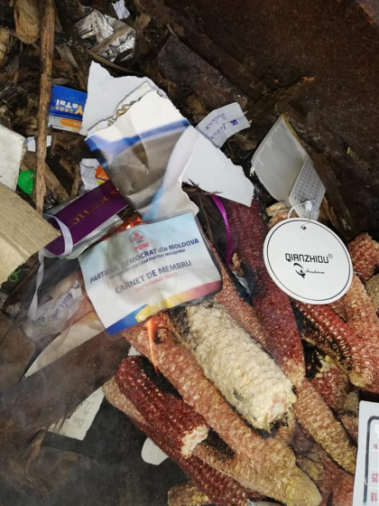 Un membru din partidul lui Renato Usatii spune ca membrii PD isi ard carnetele - FOTO