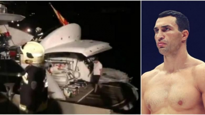 Vladimir Kliciko si familia, salvati de pe un iaht cuprins de flacari