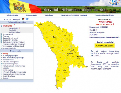 Avertizare meteo: Cod galben de vreme caniculara in toata tara - FOTO
