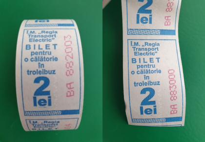 Cum vor arata noile bilete de calatorie cu troleibuzul - FOTO