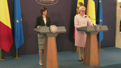 Declaratiile Vioricai Dancila alaturi de Maia Sandu: „Romania va continua sprijinul pentru Moldova” Declaratiile Vioricai Dancila alaturi de Maia Sandu: „Romania va continua sprijinul pentru Moldova”