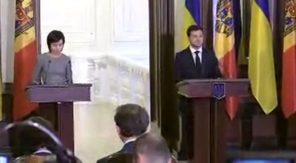 Prim-ministrul Maia Sandu si presedintele Ucrainei, Vladimir Zelenski sustin un conferinta de presa - VIDEO Prim-ministrul Maia Sandu si presedintele Ucrainei, Vladimir Zelenski sustin un conferinta de presa - VIDEO