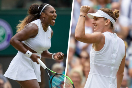 SARBATOARE NATIONALA IN ROMANIA: SIMONA HALEP A CASTIGAT TROFEUL DE LA WIMBLEDON! Serena Williams, distrusa in mai putin de o ora! Halep - Williams 6-2, 6-2