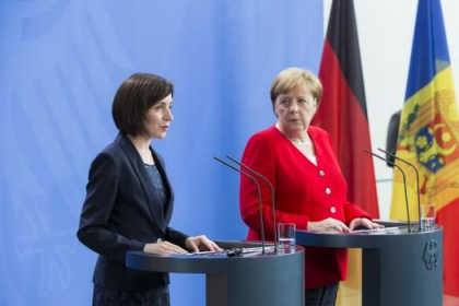 Discursul integral al premierului Maia Sandu in cadrul conferintei de presa cu cancelarul german, Angela Merkel de la Berlin - GALERIE FOTO