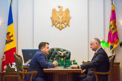 Igor Dodon s-a intalnit cu seful SIS, Alexandru Esaulenco. Anuntul facut de presedintele tarii
