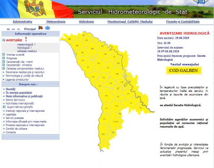 Alerta hidrologica. Un nou cod galben, emis de meteorologi - FOTO Alerta hidrologica. Un nou cod galben, emis de meteorologi - FOTO
