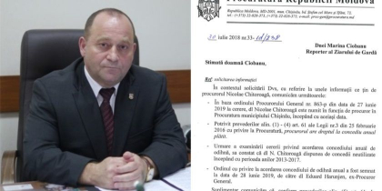 Ce (nu) spune Procuratura Generala despre concediul acordat fostului sef PCCOCS - zdg.md Ce (nu) spune Procuratura Generala despre concediul acordat fostului sef PCCOCS - zdg.md