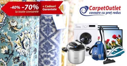 Reduceri generoase de la - 40% pana la -70% la toate covoarele si cadouri la procurare! Reduceri generoase de la - 40% pana la -70% la toate covoarele si cadouri la procurare!