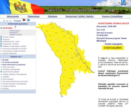 Un nou cod galben, emis de meteorologi - FOTO Un nou cod galben, emis de meteorologi - FOTO