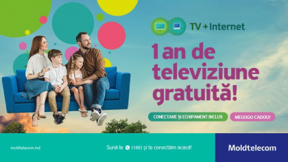 1 an de televiziune digitala gratuita de la Moldtelecom 1 an de televiziune digitala gratuita de la Moldtelecom