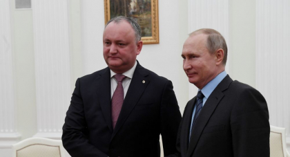 Igor Dodon a primit un mesaj de felicitare din partea lui Vladimir Putin, cu prilejul Zilei Independentei. De asemenea, omologii sai din Kazahstan si  Armenia i-au trasmis urari de bine - FOTO