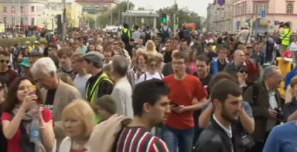Protest la Moscova impotriva „represiunii” si pentru eliberarea „detinutilor politici″ Protest la Moscova impotriva „represiunii” si pentru eliberarea „detinutilor politici″
