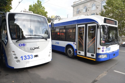 Atentie. De astazi, unele troleibuze si microbuze din capitala isi schimba itinerarul 