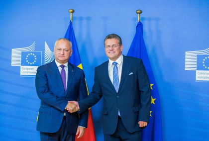 Igor Dodon, in vizita la Bruxelles. Cu cine s-a intalnit presedintele - GALERIE FOTO