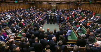 Scene dramatice in parlamentul britanic. Momentul in care se canta “rusine lui Boris Johnson”