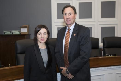 Maia Sandu s-a intalnit la Washington cu congresmenii Pete Olson si David Price - GALERIE FOTO