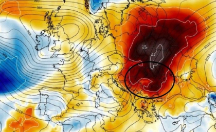 Val de aer tropical in apropiere de Moldova, dupa vortexul polar. Temperaturile se schimba si cu 25 de grade