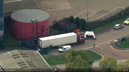 Ipoteza noua in cazul camionului cu 39 de cadavre: Oamenii ar fi fost deja morti cand au intrat in Belgia