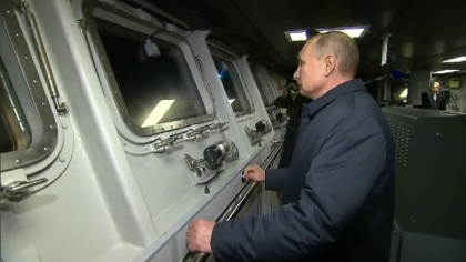 Vladimir Putin, inspectie in interiorul unei corvete. Ce misiune va avea nava Vladimir Putin, inspectie in interiorul unei corvete. Ce misiune va avea nava