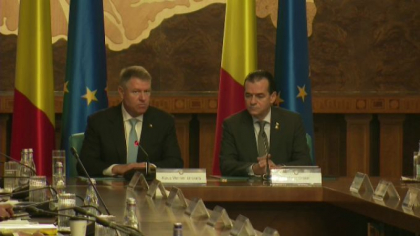 Iohannis, la prima sedinta a Guvernului Orban: Situatia in unele ministere este foarte proasta