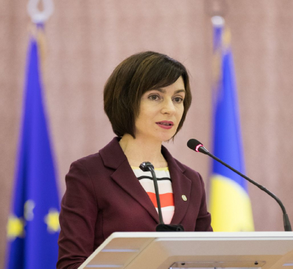 Premierul Maia Sandu convoaca o sedinta matinala la Guvern, inaintea examinarii motiunii de cenzura in Parlament