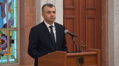 Ion Chicu, dupa ce a depus juramantul: "Ii multumesc domnului Dodon, parlamentului..."