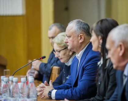 Igor Dodon, dupa Consiliul Republican al PSRM: "Am solicitat intregii echipe sa nu se lase cuprinsi de euforie" - GALERIE FOTO