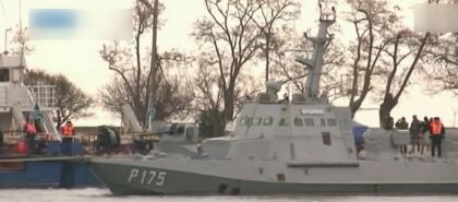 Rusia a anuntat ca va intoarce Ucrainei cele trei nave militare, pe care le-a sechestrat anul trecut, in urma conflictului din stramtoarea Kerci 