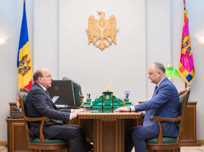 Igor Dodon a avut o intrevedere cu Ambasadorul Rusiei, Oleg Vasnetov. Iata despre ce au discutat Igor Dodon a avut o intrevedere cu Ambasadorul Rusiei, Oleg Vasnetov. Iata despre ce au discutat