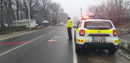 Atentie soferi. Avem lapovita pe soselele din tara. Anuntul facut de politie