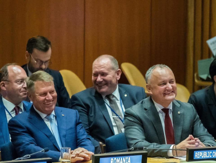 Ce mesaj de felicitare i-a transmis Igor Dodon lui Klaus Iohannis