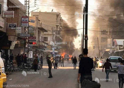 Saptesprezece persoane au fost ucise marti in explozia unei masini-capcana in sectorul sub control turc din nord-estul Siriei