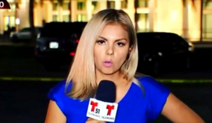Momentul in care o jurnalista este lovita de o masina in timp ce transmite LIVE la un post de televiziune - VIDEO Momentul in care o jurnalista este lovita de o masina in timp ce transmite LIVE la un post de televiziune - VIDEO