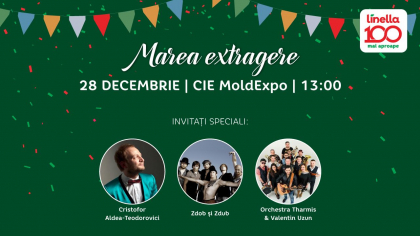 Linella te invita la un eveniment grandios, cu ocazia deschiderii celui de-al 100-lea magazin: Concert cu artisti indragiti, colinde, distractii si marea extragere a tombolei